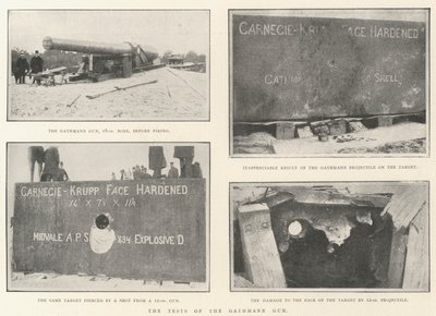 The Tests of the Gathmann Gun by English Photographer