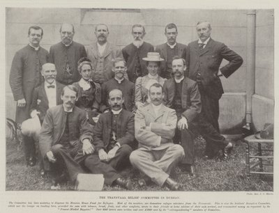The Transvaal Relief Committee in Durban by English Photographer