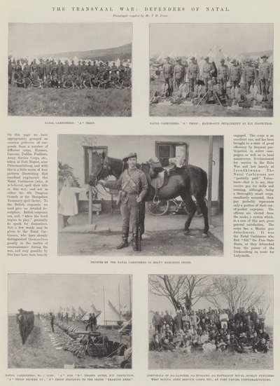 The Transvaal War, Defenders of Natal by English Photographer