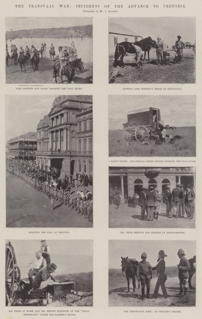 The Transvaal War, Incidents of the Advance to Pretoria by English Photographer