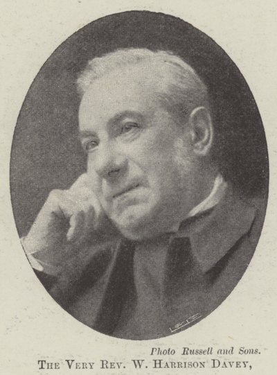 The Very Reverend W. Harrison Davey by English Photographer