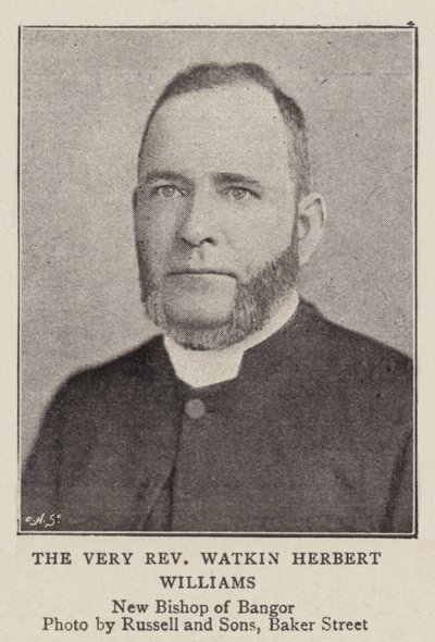 The Very Reverend Watkin Herbert Williams by English Photographer