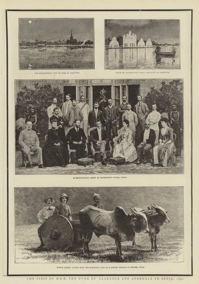 The Visit of HRH the Duke of Clarence and Avondale to India, 1890 by English Photographer