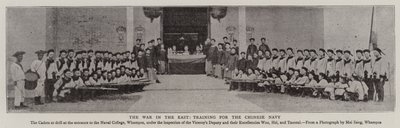 The War in the East, Training for the Chinese Navy by English Photographer