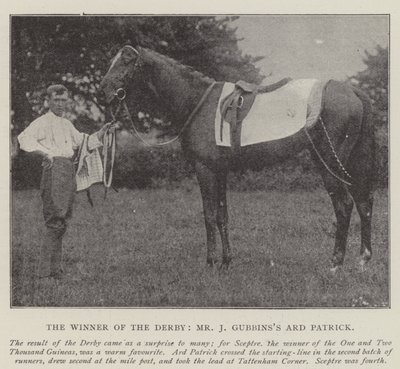 The Winner of the Derby, Mr J Gubbins