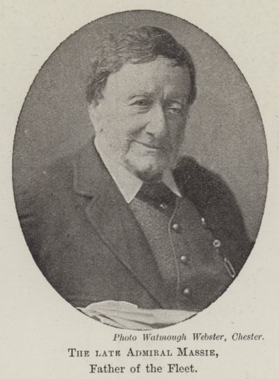 The Late Admiral Massie, Father of the Fleet by English Photographer