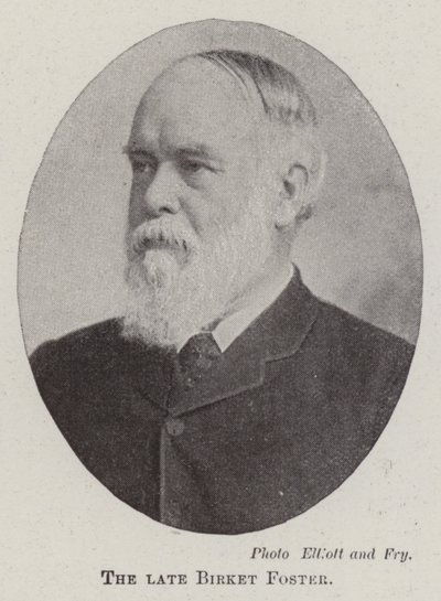 The late Birket Foster by English Photographer