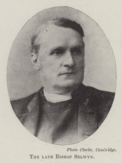 The late Bishop Selwyn by English Photographer
