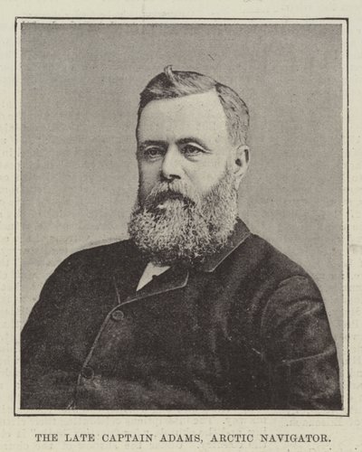 The Late Captain Adams, Arctic Navigator by English Photographer