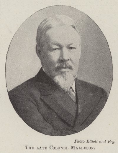 The late Colonel Malleson by English Photographer