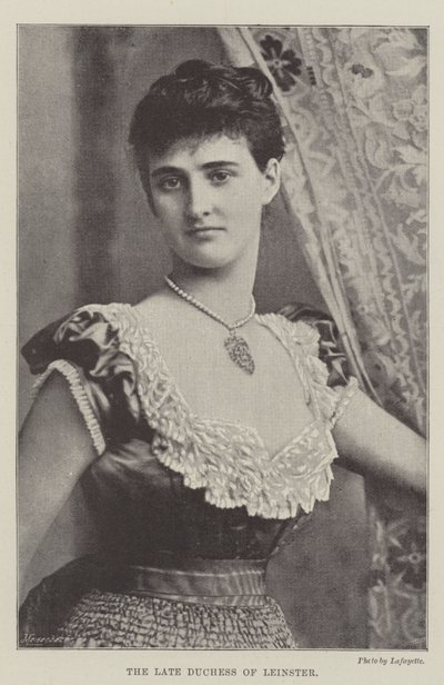 The late Duchess of Leinster by English Photographer