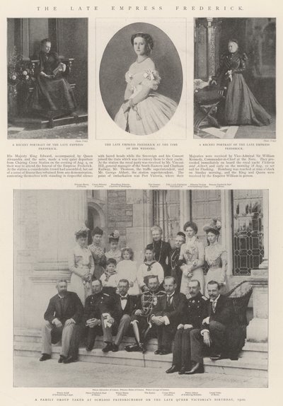 The late Empress Frederick by English Photographer