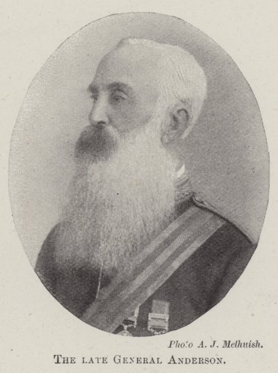 The late General Anderson by English Photographer