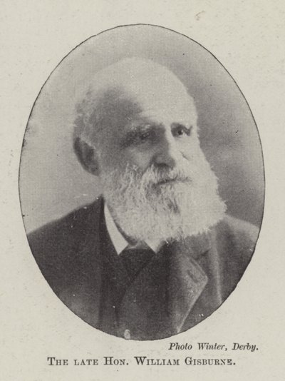 The Late Honourable William Gisburne by English Photographer