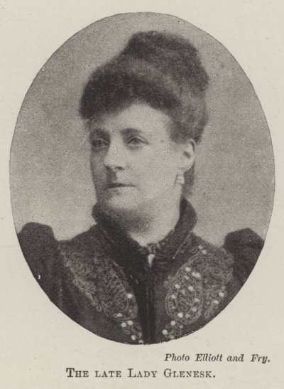 The late Lady Glenesk by English Photographer
