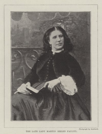 The late Lady Martin (Helen Faucit) by English Photographer