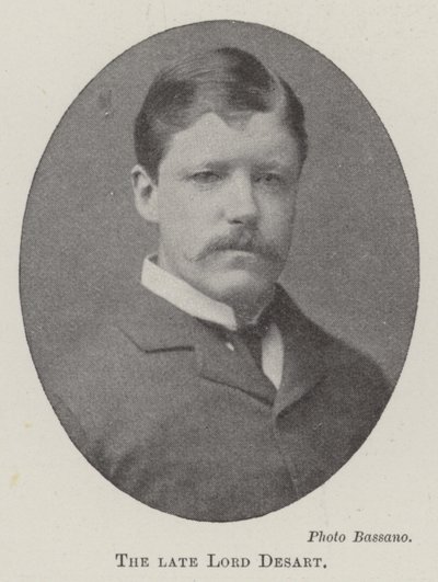 The late Lord Desart by English Photographer