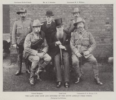 The Late Lord Loch and Officers of the South African Field Force by English Photographer