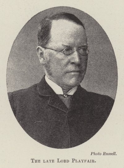 The Late Lord Playfair by English Photographer