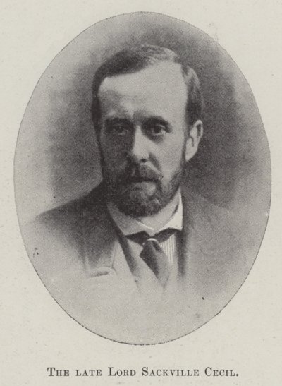 The late Lord Sackville Cecil by English Photographer