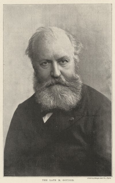 The late M Gounod by English Photographer