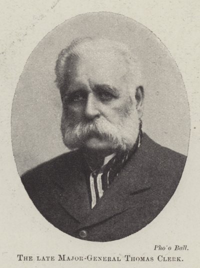 Major-General Thomas Clerk by English Photographer