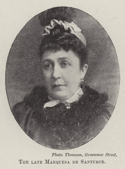 The late Marquesa de Santurce by English Photographer