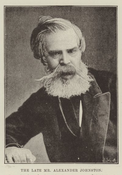 The Late Mr Alexander Johnston by English Photographer