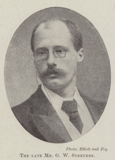 The late Mr G W Steevens by English Photographer