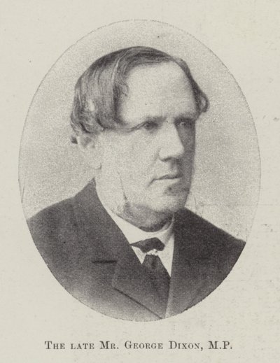 The Late Mr George Dixon, MP by English Photographer
