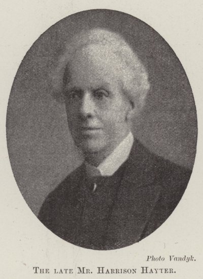 The Late Mr. Harrison Hayter by English Photographer