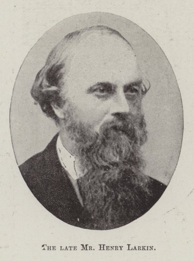 The Late Mr Henry Larkin by English Photographer