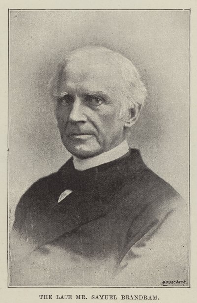 The late Mr Samuel Brandram by English Photographer