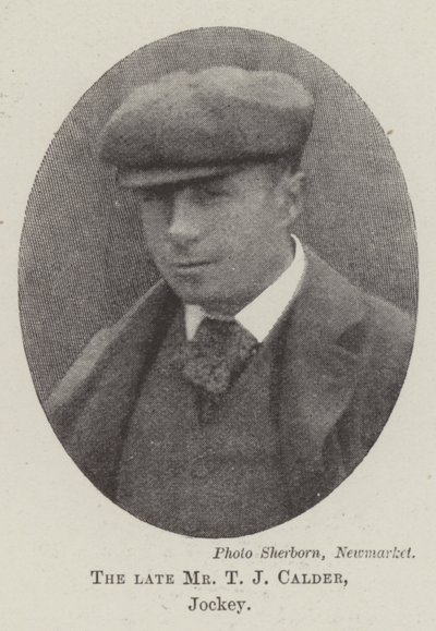 Mr T J Calder, Jockey by English Photographer
