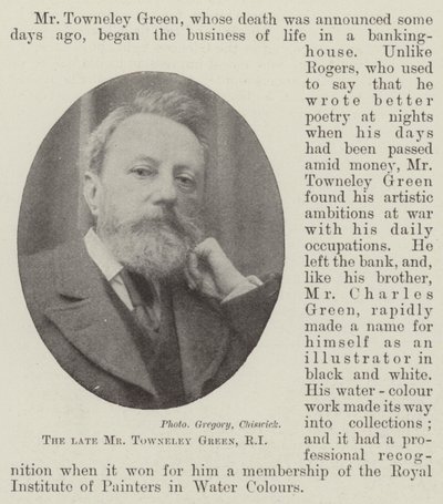 The Late Mr. Towneley Green, RI by English Photographer