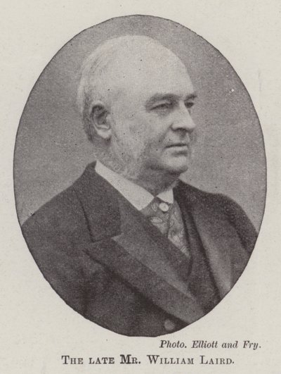 The late Mr William Laird by English Photographer