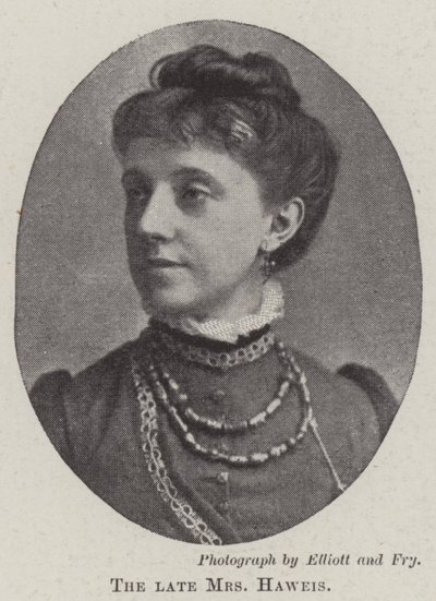 The late Mrs Haweis by English Photographer