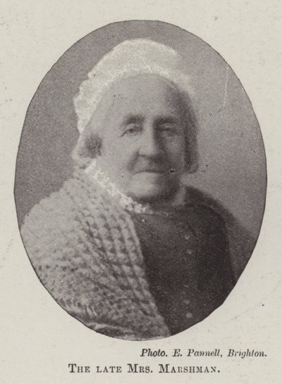The Late Mrs Marshman by English Photographer