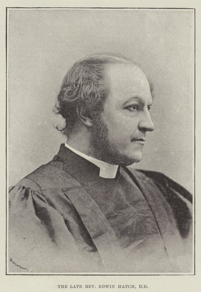 The Late Reverend Edwin Hatch, DD by English Photographer