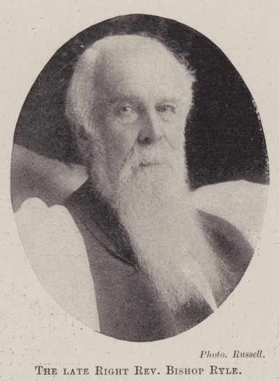 The Late Right Reverend Bishop Ryle by English Photographer