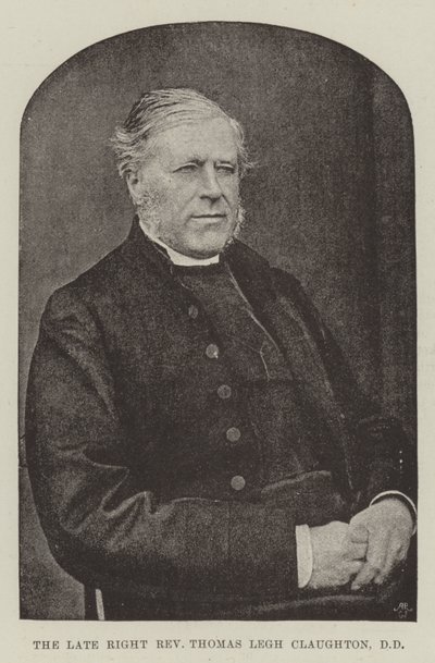 The late Right Reverend Thomas Legh Claughton, DD by English Photographer