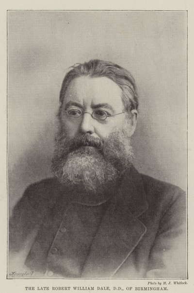 The late Robert William Dale, DD, of Birmingham by English Photographer