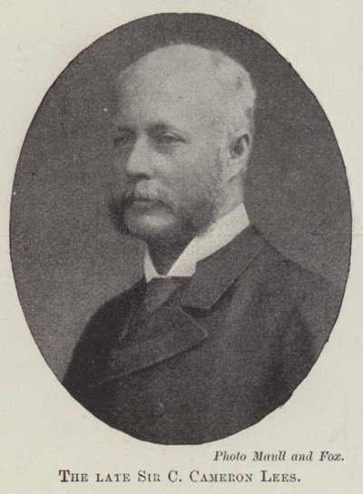 The Late Sir C Cameron Lees by English Photographer