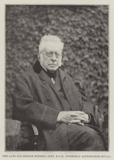 The Late Sir George Biddell Airy, KCB, Formerly Astronomer-Royal by English Photographer