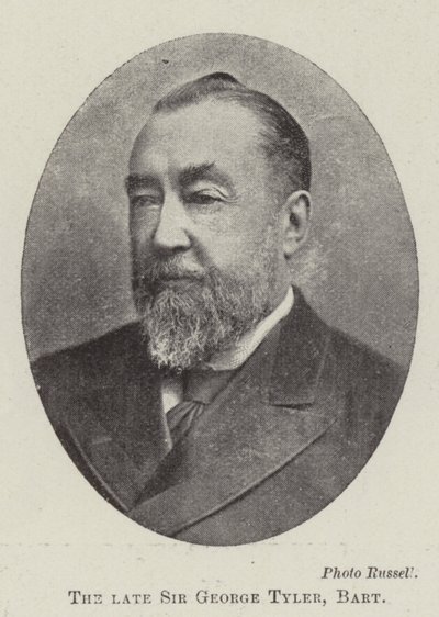 The Late Sir George Tyler, Baronet by English Photographer