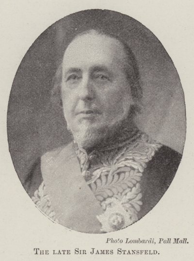 The late Sir James Stansfeld by English Photographer