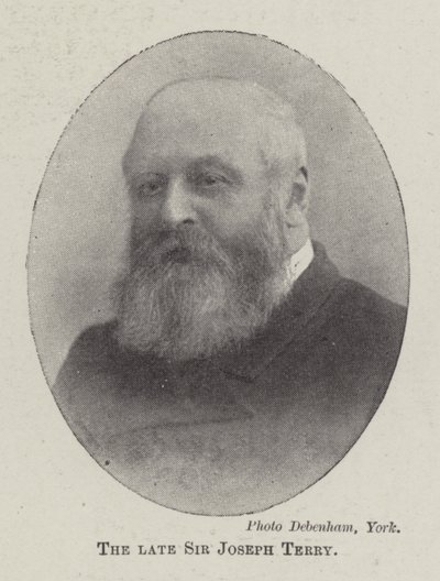 The Late Sir Joseph Terry by English Photographer