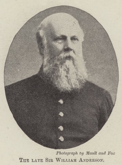The Late Sir William Anderson by English Photographer