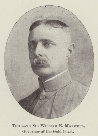 The Late Sir William E Maxwell, Governor of the Gold Coast by English Photographer
