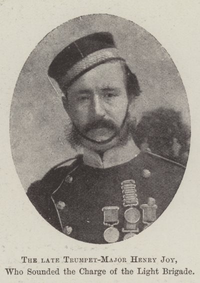 Trumpet-Major Henry Joy, who sounded the Charge of the Light Brigade by English Photographer